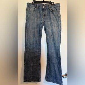 7 For All Mankind Bootcut Jeans - Lightwash 34